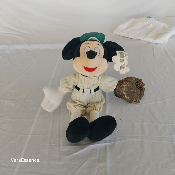 Vintage Disney Mickey Mouse Baseball Stuffed Doll - Picture 12 of 14
